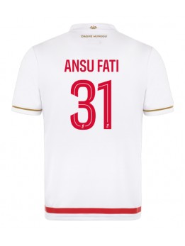 Muži Futbalové oblečenie AS Monaco Ansu Fati #31 2025-26 Krátky Rukáv - Domáci Muži Futbalové oblečenie AS Monaco Ansu Fati #31 2025-26 Krátky Rukáv - Domáci